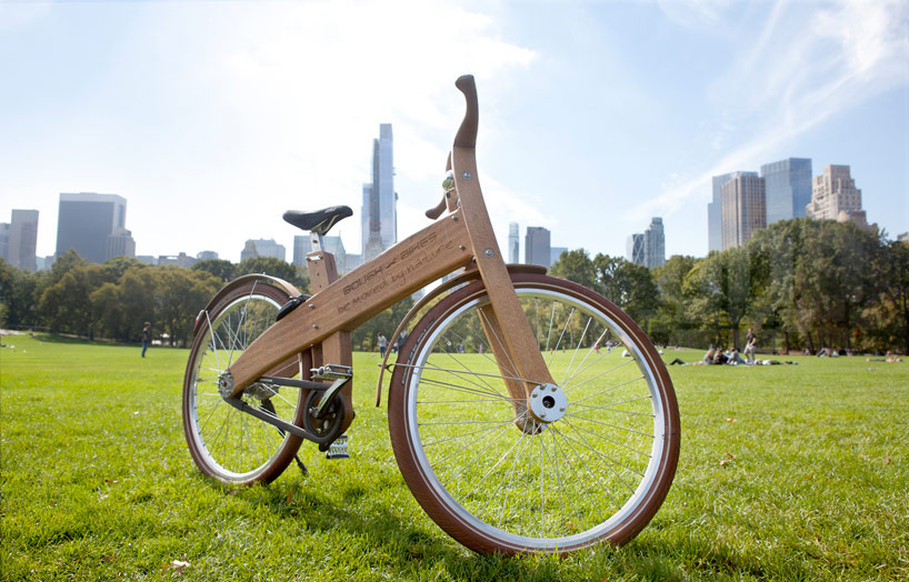 Деревянный велосипед от Яна Гунневега
