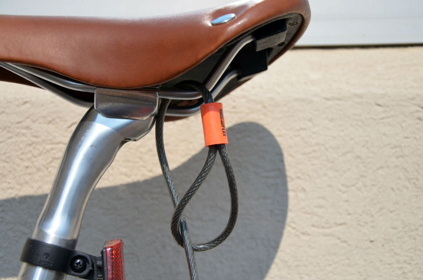 защита велосипедного седла от кражи