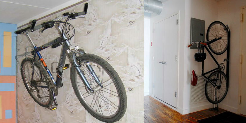 хранение велосипеда в квартире