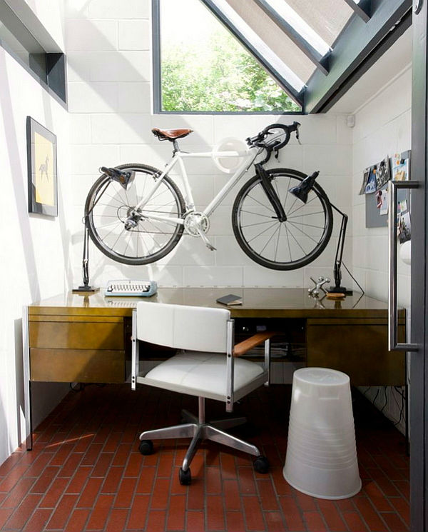 велосипед как элемент дизайна, велосипед в интерьере