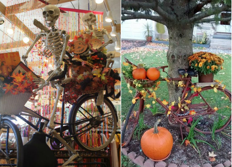 Велосипеды на хеллоуин, как декор. Велопраздники, Интересные Факты, велохеллоуин, хеллоуин на велосипедах, как празднуют Halloween велосипедисты,