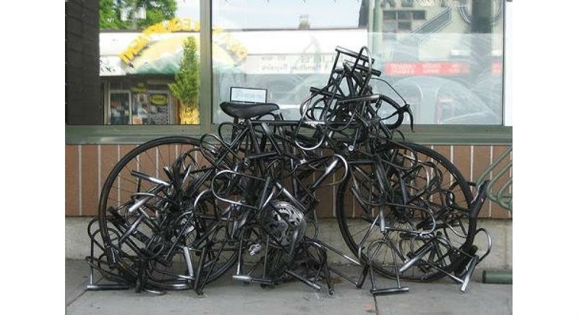 Памятник жертвам велосипедных краж