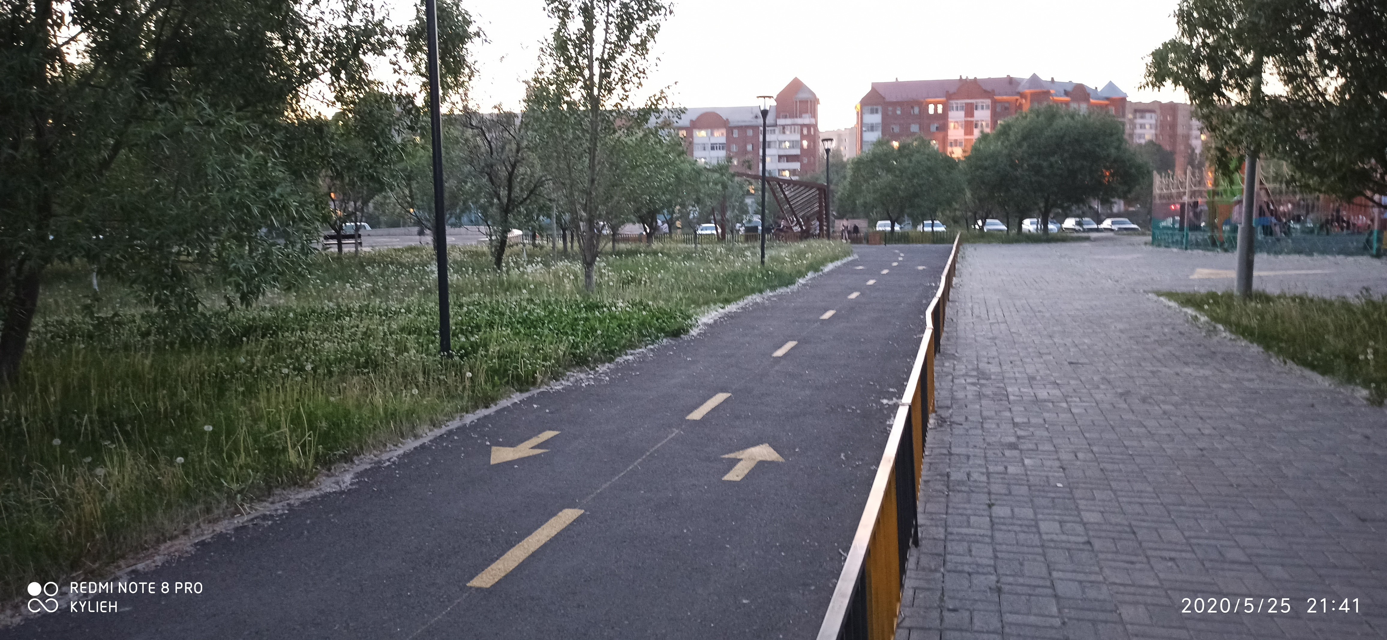 Велодорожка: Парк у гребного канала,Велодорожки Астаны, Велодорожки Нур-султана