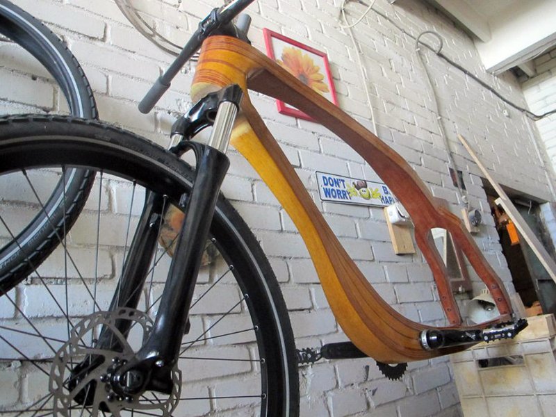 деревянный велосипед VeloTroya